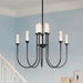 Kichler 52757 Moraine 10-lt 30" LED Chandelier - Black