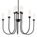 Kichler 52757 Moraine 10-lt 30" LED Chandelier - Black