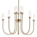 Kichler 52757 Moraine 10-lt 30" LED Chandelier - Champagne Bronze