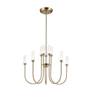 Kichler 52757 Moraine 10-lt 30" LED Chandelier - Champagne Bronze