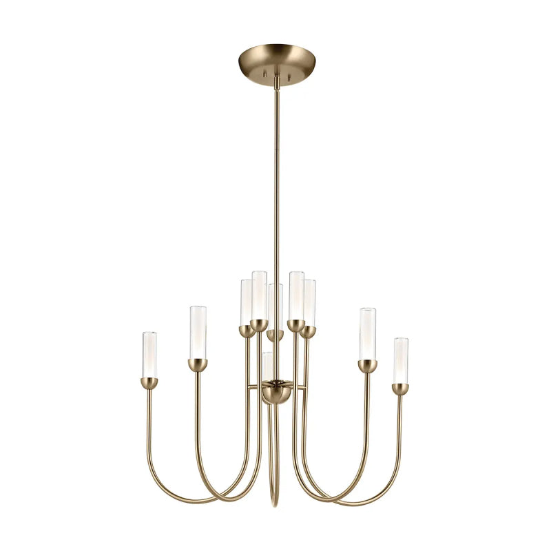 Kichler 52757 Moraine 10-lt 30" LED Chandelier - Champagne Bronze
