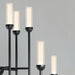 Kichler 52758 Moraine 12-lt 50" LED Chandelier - Black