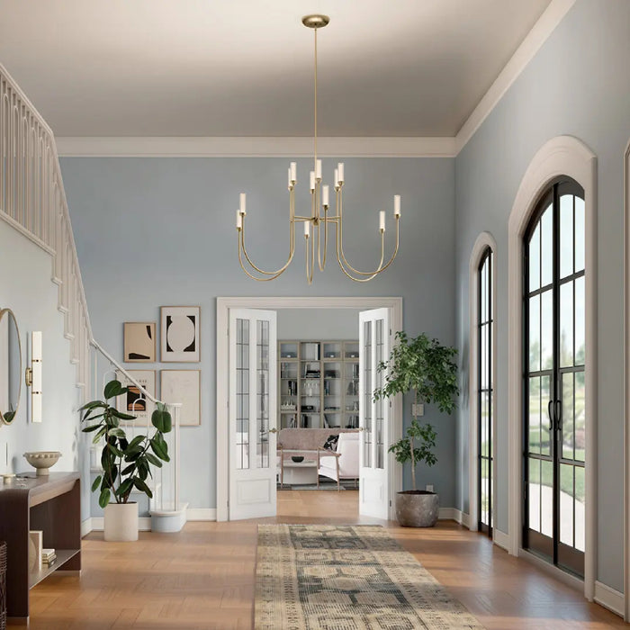 Kichler 52758 Moraine 12-lt 50" LED Chandelier
