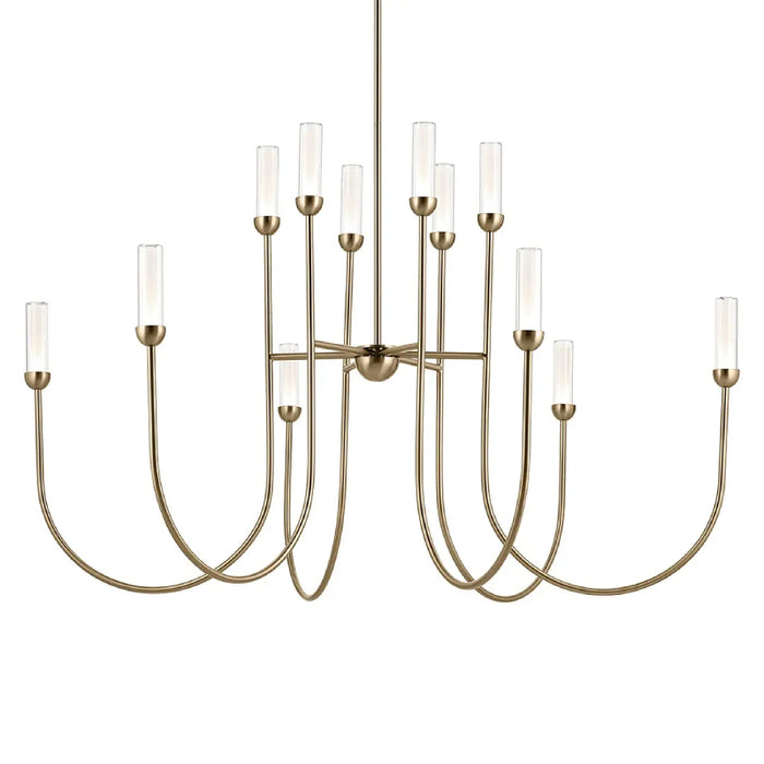 Kichler 52758 Moraine 12-lt 50" LED Chandelier - Champagne Bronze