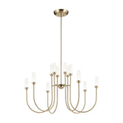Kichler 52759 Moraine 12-lt 40" LED Chandelier - Champagne Bronze