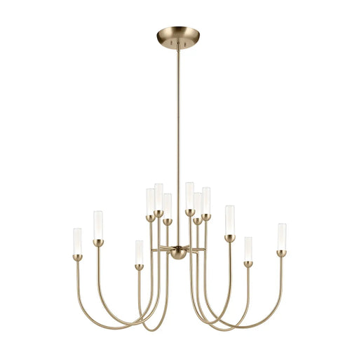 Kichler 52759 Moraine 12-lt 40" LED Chandelier - Champagne Bronze