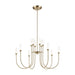 Kichler 52759 Moraine 12-lt 40" LED Chandelier - Champagne Bronze