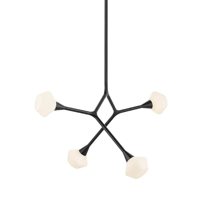 Kichler 52762 Cassius 4-lt 40" Chandelier - Black