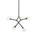Kichler 52762 Cassius 4-lt 40" Chandelier - Black