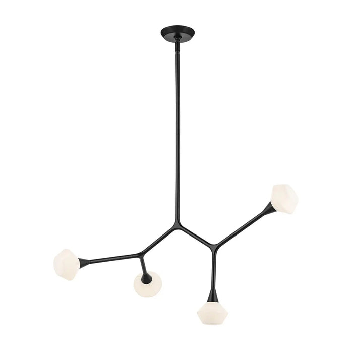 Kichler 52762 Cassius 4-lt 40" Chandelier - Black