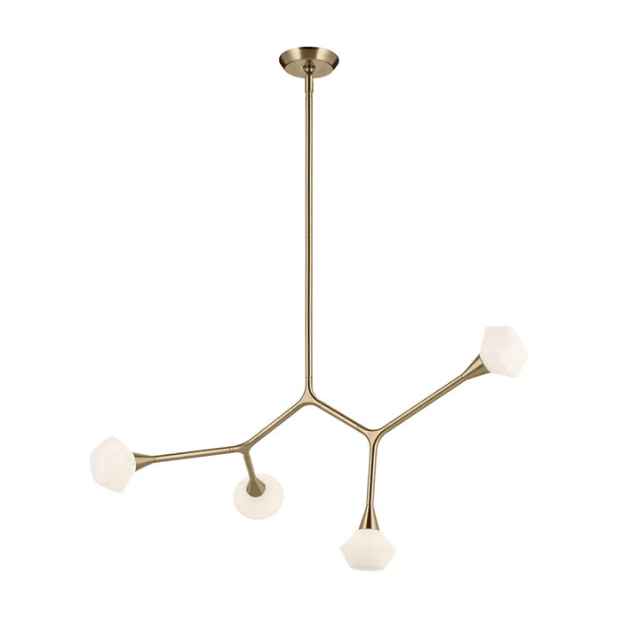 Kichler 52762 Cassius 4-lt 40" Chandelier - Champagne Bronze