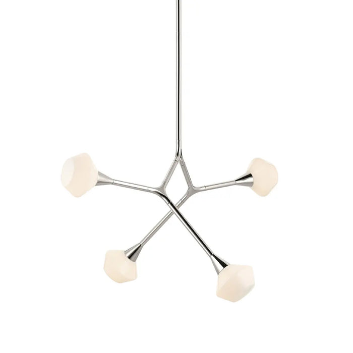 Kichler 52762 Cassius 4-lt 40" Chandelier - Polished Nickel