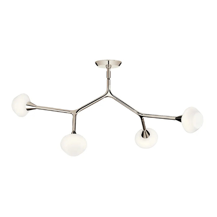 Kichler 52762 Cassius 4-lt 40" Chandelier - Polished Nickel