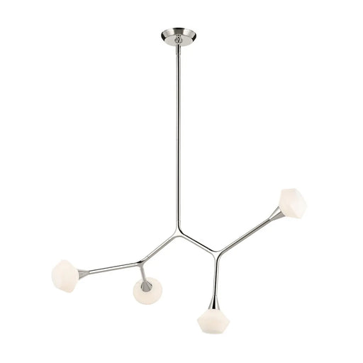 Kichler 52762 Cassius 4-lt 40" Chandelier - Polished Nickel