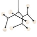 Kichler 52763 Cassius 8-lt 53" Chandelier - Black