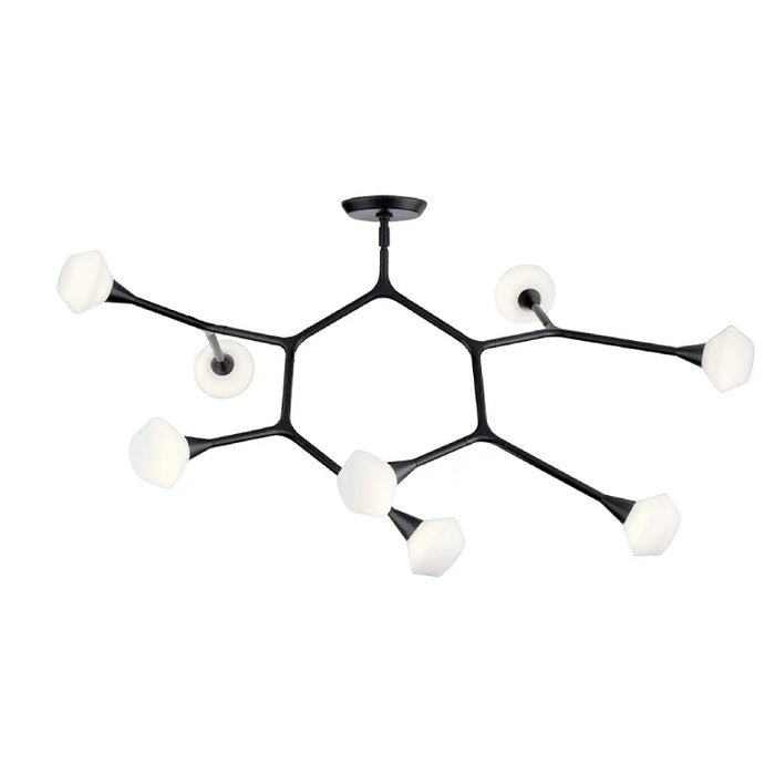 Kichler 52763 Cassius 8-lt 53" Chandelier - Black