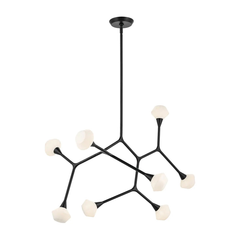 Kichler 52763 Cassius 8-lt 53" Chandelier - Black