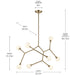 Kichler 52763 Cassius 8-lt 53" Chandelier