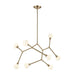 Kichler 52763 Cassius 8-lt 53" Chandelier - Champagne Bronze