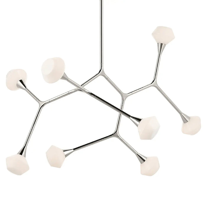Kichler 52763 Cassius 8-lt 53" Chandelier - Polished Nickel