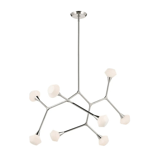 Kichler 52763 Cassius 8-lt 53" Chandelier - Polished Nickel