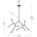 Kichler 52764 Cassius 8-lt 61" Chandelier