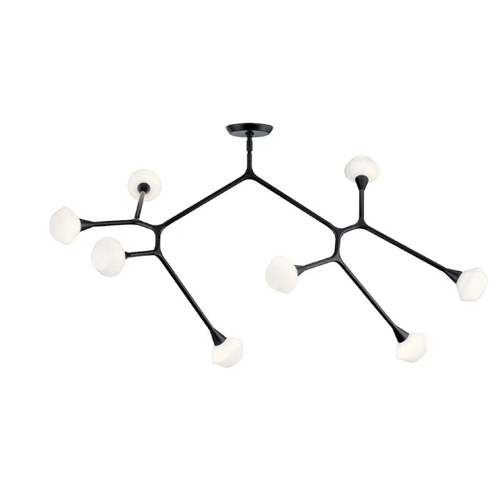 Kichler 52764 Cassius 8-lt 61" Chandelier - Black