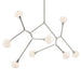 Kichler 52764 Cassius 8-lt 61" Chandelier - Polished Nickel