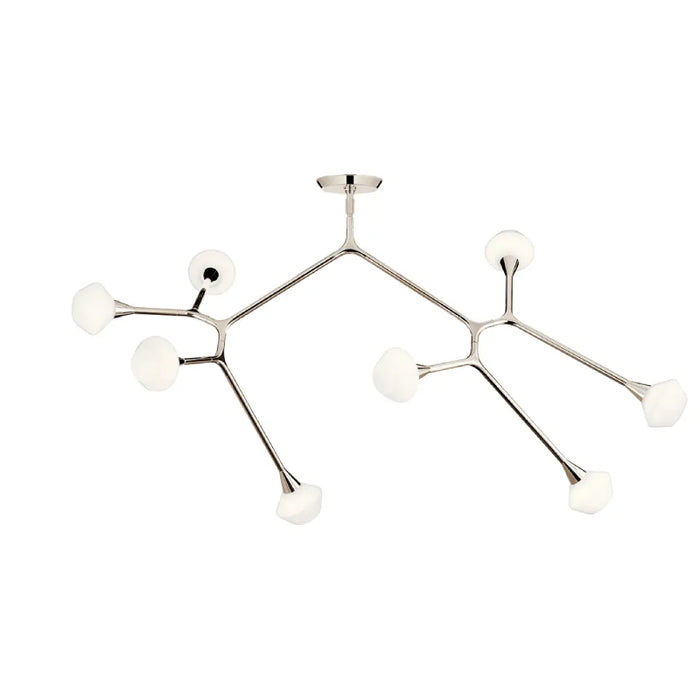 Kichler 52764 Cassius 8-lt 61" Chandelier - Polished Nickel