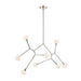 Kichler 52764 Cassius 8-lt 61" Chandelier - Polished Nickel
