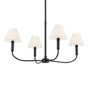 Kichler 52766 Eadie 4-lt 31" Chandelier - Black
