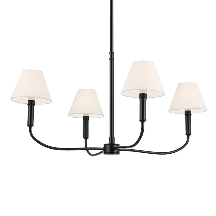 Kichler 52766 Eadie 4-lt 31" Chandelier - Black