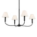Kichler 52766 Eadie 4-lt 31" Chandelier - Black