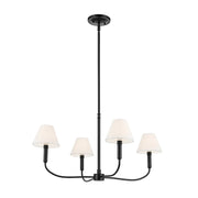 Kichler 52766 Eadie 4-lt 31" Chandelier - Black