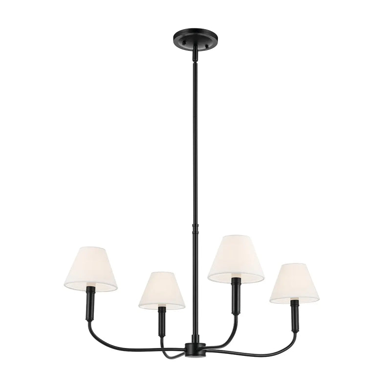 Kichler 52766 Eadie 4-lt 31" Chandelier - Black