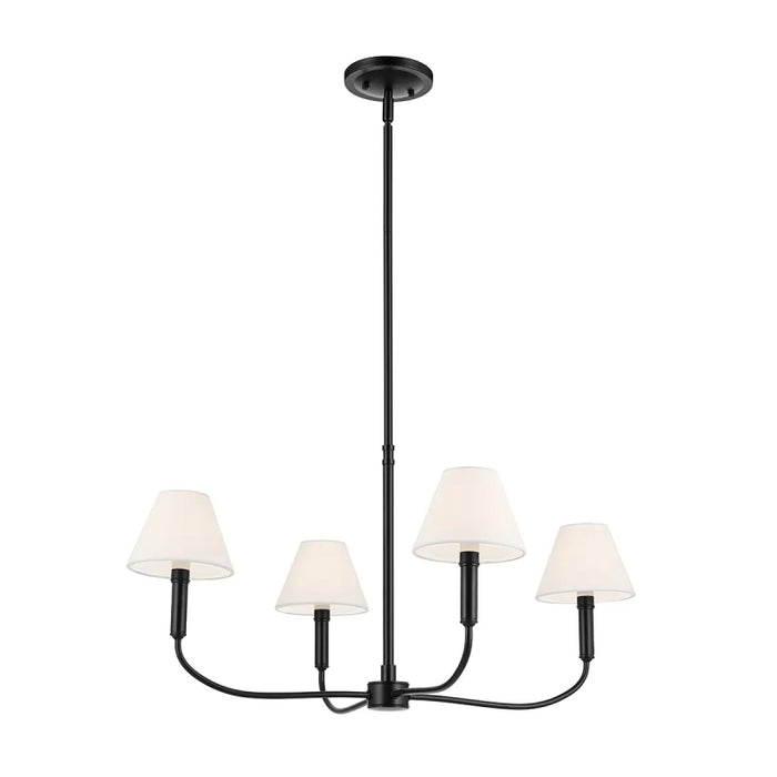 Kichler 52766 Eadie 4-lt 31" Chandelier - Black