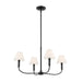 Kichler 52766 Eadie 4-lt 31" Chandelier - Black