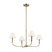 Kichler 52766 Eadie 4-lt 31" Chandelier - Champagne Bronze