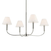 Kichler 52766 Eadie 4-lt 31" Chandelier - Polished Nickel