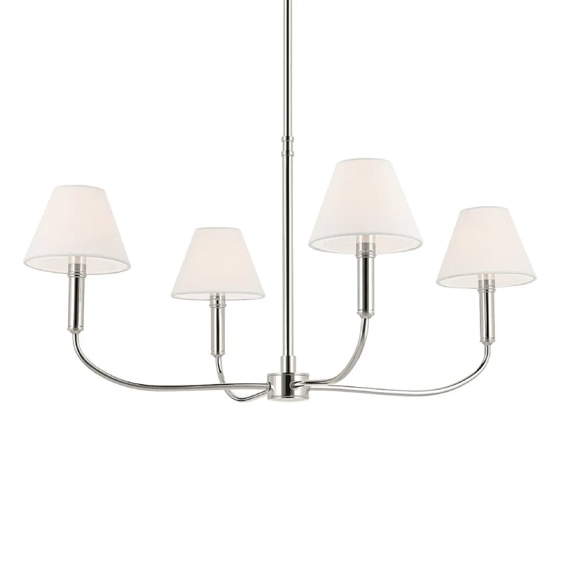 Kichler 52766 Eadie 4-lt 31" Chandelier - Polished Nickel