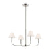 Kichler 52766 Eadie 4-lt 31" Chandelier - Polished Nickel