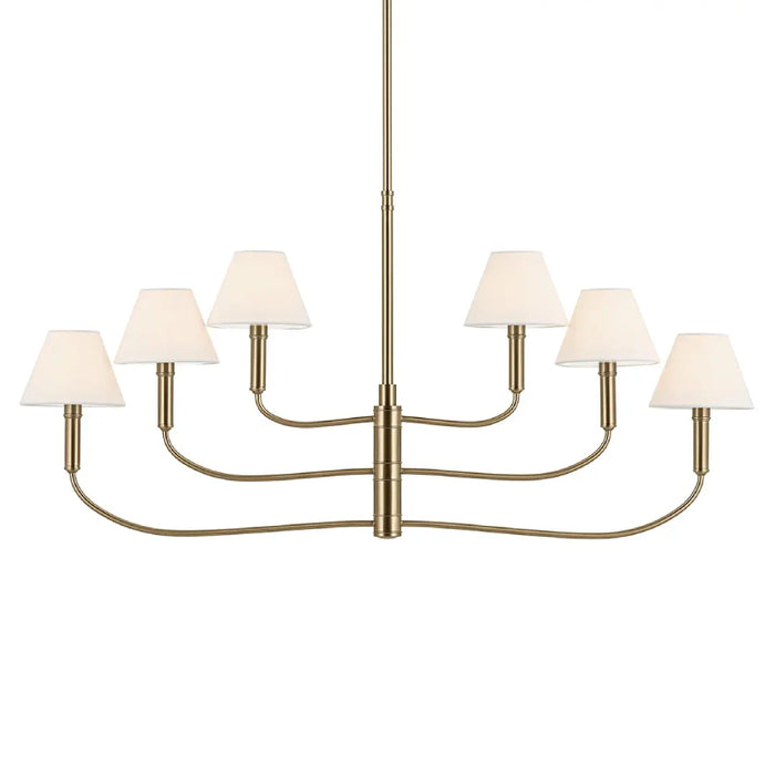 Kichler 52767 Eadie 6-lt 41" Chandelier - Champagne Bronze