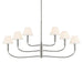 Kichler 52767 Eadie 6-lt 41" Chandelier - Polished Nickel