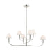 Kichler 52767 Eadie 6-lt 41" Chandelier - Polished Nickel