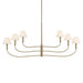 Kichler 52768 Eadie 6-lt 52" Chandelier - Champagne Bronze