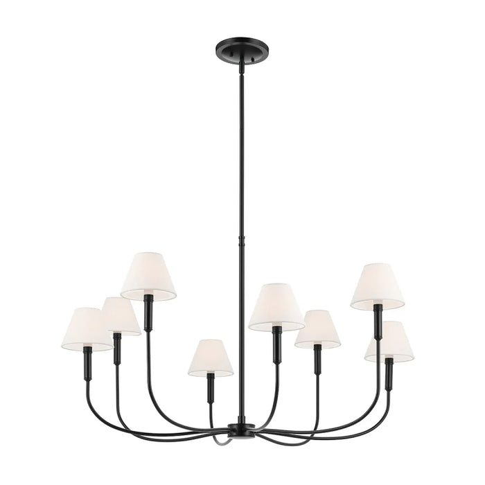 Kichler 52769 Eadie 8-lt 41" Chandelier - Black