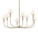 Kichler 52769 Eadie 8-lt 41" Chandelier - Champagne Bronze