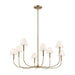 Kichler 52769 Eadie 8-lt 41" Chandelier - Champagne Bronze