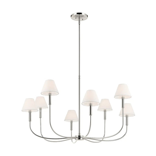 Kichler 52769 Eadie 8-lt 41" Chandelier - Polished Nickel