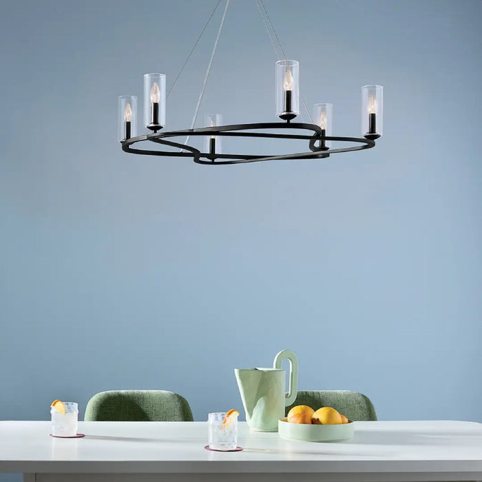 Kichler 52771 Harpin 6-lt 38" Chandelier